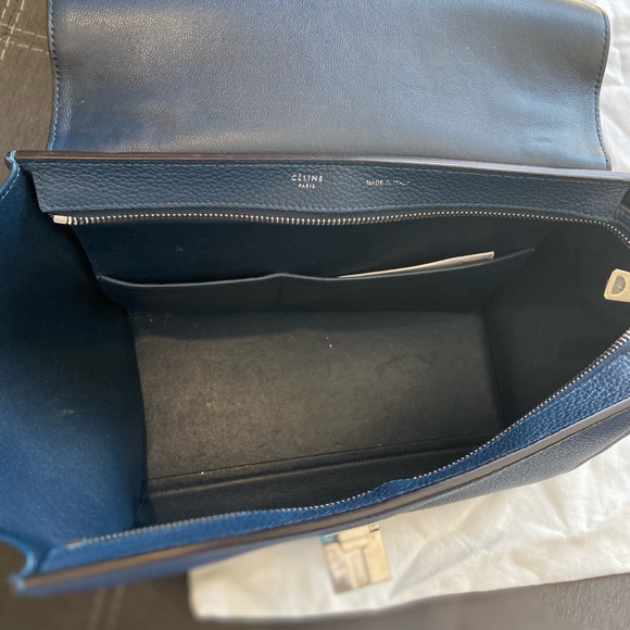 Celine Navy Medium Trapeze Bag - Picture 11 of 11